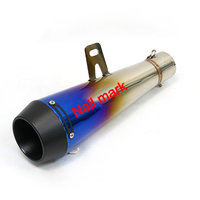 Système d'échappement arrière universel pour moto Kinlon, en acier inoxydable, 51 mm, 60 mm, embout d'échappement à glissière, silencieux