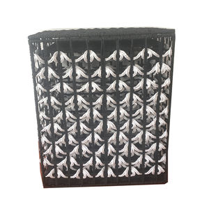 Cesta tejida con mango de marco de metal con forro de cuerda de <span class=keywords><strong>papel</strong></span> <span class=keywords><strong>para</strong></span> decoración de <span class=keywords><strong>armario</strong></span> y sala de estar - Product Image 6