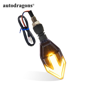 Intermitentes Universales para Motocicleta Pequeña, 12V, Intermitentes de Flujo en Forma de Flecha, Luz de Marcha para Scooter - Product Image 5