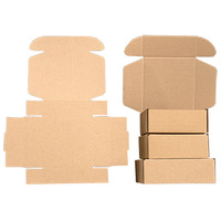 Boîtes pliantes en carton ondulé de petite taille, style avion, avec impression de logo ; Emballage en papier extra-rigide pour étuis de téléphone
