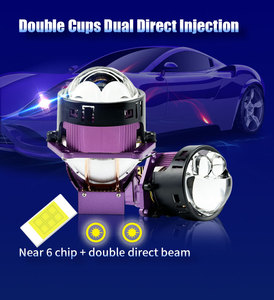 3.0 bi Led Laser ống kính máy chiếu DRL và chạy ánh sáng xe đèn pha Điều kiện Mới 12V điện áp - Product Image 5