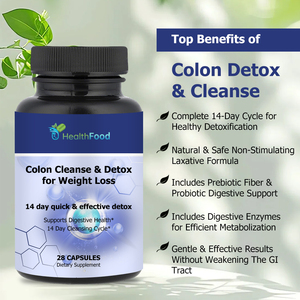 Cápsulas de Limpieza de Colon de Marca Privada para la Pérdida de Peso con Semillas de Lino, Incluye Enzimas Digestivas para una Limpieza Eficaz - Product Image 4