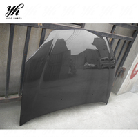 Capot en fibre de carbone noir OEM YH 2002-2006 Integra DC5 RSX, finition brillante 3K Twill Weave, neuf, pour rénovation/amélioration