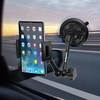 Haute qualité meilleur vendeur voiture support de tablette 360 Rotation bras réglable support de coffre support d'aspiration pour tablette 4-12.9 pouces