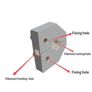 Connecteur de filament rouge, outil de soudage pour imprimante 3D, outil de jonction de filament, soudeur de filament noir, trancheur pour imprimante 3D - Product Image 5