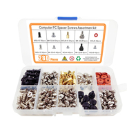 Kit de vis de remplacement pour ordinateur 228 pièces 280 pièces 300 pièces Kit de vis cruciformes à tête plate Assortiment de rondelles Ensemble d'accessoires de réparation