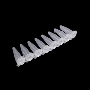 Preço de fábrica 0,2 Ml <span class=keywords><strong>Pcr</strong></span> Tubos Com Plana Capsfree de Dnase 8 Tiras <span class=keywords><strong>Pcr</strong></span> Tubos De Plástico <span class=keywords><strong>Pcr</strong></span> - Product Image 4