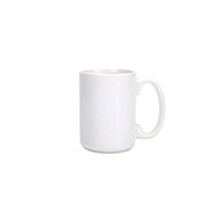 Fabrication de tasses à café en céramique personnalisées avec logo, impression par sublimation, 11 oz blanches, 15 oz vierges pour sublimation