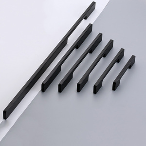 Modern Furniture Hardware Kitchen <strong>Door</strong> Cabinet Cupboard Dresser Wardrobe <strong>Closet</strong> Long Aluminum Pull Handles - Product Image 4