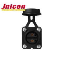 Jeu de fiches et de douilles pour moteur de pêche à la traîne à 2 broches mâle femelle IP67 Connecteur d'alimentation CC marin étanche 50A Field Assembly Panel Mount