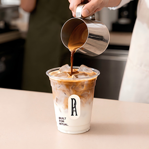 Gobelet froid en PP recyclable sans BPA avec couvercle, logo personnalisé, 12-24 oz, pour salons de thé et cafés, conforme ESG 2026, prêt DDP - Product Image 1