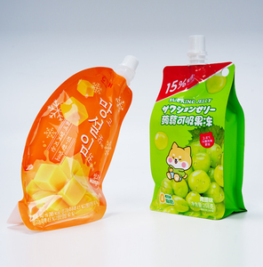 Nouvelle Arrivée : Sachet d'emballage alimentaire transparent avec bec verseur pour boissons liquides, pochette souple verticale avec bec verseur pour boissons liquides - Product Image 5