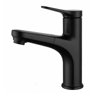 FEIDU <strong>New</strong> Brass Single - Handle Deck - Mounted Basin <strong>Faucet</strong> with a Retractable Spray Head - Product Image 4