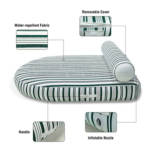 Thiết Kế Mới <span class=keywords><strong>Inflatable</strong></span> Lá Chắn Hình Ghế Phòng Chờ Với Vải Bìa <span class=keywords><strong>PVC</strong></span> Hồ Bơi Float Ngồi Có Thể Ngả Nước Sofa Giường - Product Image 2