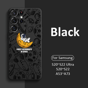 เคสฝาหลังซิลิโคนเหลวลายการ์ตูนนักบินอวกาศน่า<span class=keywords><strong>รัก</strong></span>สำหรับ Samsung Galaxy A52 A53 A73 S21 S22 S23พิเศษ - Product Image 3
