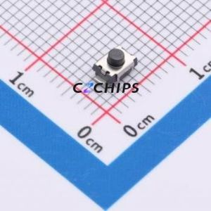 ZX-QC34-2.5TPDZ Tactile Switch SMD Switch Single Pole Single Throw Round Button 2.6N Vertical Mount - Product Image 1