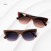 Lunettes de soleil pour femmes de haute qualité et confortables en gros - Marque Omelle, monture en acétate pleine monture, verres TAC UV400, style de luxe