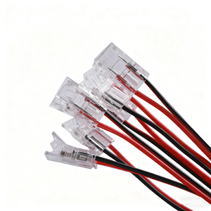 납땜 없는 LED 스트립 커넥터 - 2/3/4P COB 라이트 스트립 조인트 5/8/10mm 크리스탈 버클 포함 - Product Image 1