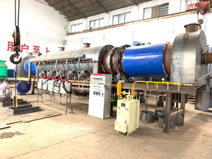 Four rotatif de carbonisation 40 pieds, équipement pour la production de poussière de scie, charbon et bois - Product Image 2