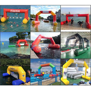 <span class=keywords><strong>Portique</strong></span> gonflable de PVC de voûte de flottement de l'eau hermétique durable pour la publicité pour des événements de course de natation - Product Image 6