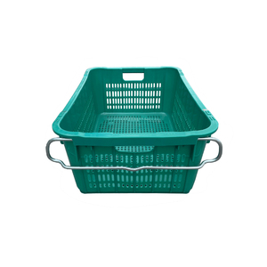 <span class=keywords><strong>ลัง</strong></span>พลาสติกสำหรับใส่ผักขนาด 615*430*240 มม. แบบหนาพิเศษ พร้อมหูหิ้วเหล็ก เกรดสำหรับอาหาร สามารถวางซ้อนกันได้ ใช้สำหรับขนส่งผลไม้ - Product Image 4