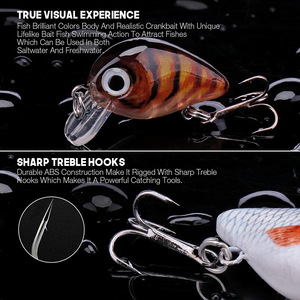 5 Pezzi/Scatola Esca Galleggiante 3cm 1.5g Crankbait per <span class=keywords><strong>Pesca</strong></span> in Profondità con <span class=keywords><strong>Ami</strong></span> <span class=keywords><strong>VMC</strong></span> Esca Artificiale Attrezzatura <span class=keywords><strong>da</strong></span> <span class=keywords><strong>Pesca</strong></span> - Product Image 5