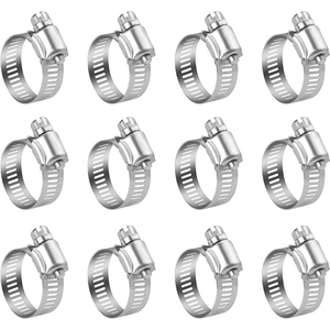แคลมป์<span class=keywords><strong>รัด</strong></span>สายแบบเกลียวสแตนเลส SAE 16 ช่วงการรัด 3/4" ถึง 1-1/<span class=keywords><strong>2</strong></span>" (19 มม.-38 มม.) สำหรับยานยนต์ - Product Image 1