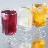 Gobelet en verre au design moderne, couleur personnalisée, logo, coupe à cocktail en cristal, verre à jus, verre à champagne, verre à boisson froide pour bar et fête