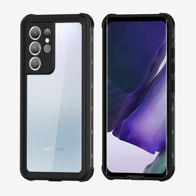 Super Quality Pc+tpu Ip68 Rating S21 ultra Mobile Phone Waterproof case for samsung S21 ultra with Free Upc Service Supply