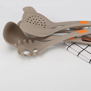 Juego de utensilios de cocina de nailon recubierto de silicona CXT602 al por mayor, herramientas de cocina para el hogar, cuchara para sopa de grado alimenticio - Product Image 6