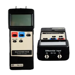 Sensor de Micropresión Diferencial Digital de Grado Industrial LUTRON PM-9102 con Rango de <span class=keywords><strong>200</strong></span> PSI para Mediciones de Alta Precisión - Product Image 1