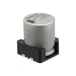 Condensateur SMD à montage en surface 1200 uF UCX1H122MNS1MS, canal fabricant, CAP ALUM 1200UF 20% 50V - Product Image 1