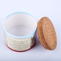Direct van de fabriek: op maat bedrukte, biologisch afbreekbare, milieuvriendelijke, food-grade, natuurlijke houten stopper, papieren verpakking, kruidenpapieren tube