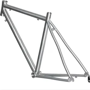 Nhà Máy Trung Quốc Cung Cấp 700C Titanium Road Bike Khung 54Cm Với Di Chuyển Lug