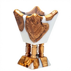 Layali Ramadán Resina de madera Mubkhar Quemador de incienso de lujo hecho a mano - Product Image 1