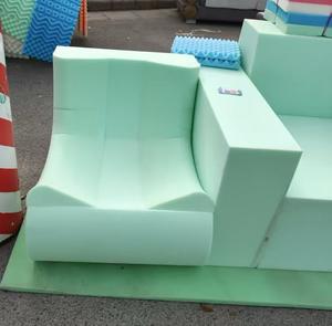 Ghế sofa lười hình sâu bướm bằng mút đàn hồi cao, kiểu khối đậu phụ, có thể nén, kiểu dáng giản dị - Product Image 3