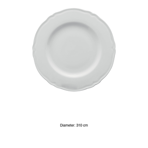Saturnia Prague Flat <b>Plate</b> 31 cm - Product Image 3