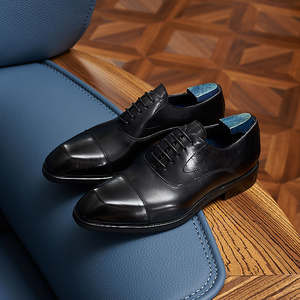 High-end business <b>shoes</b> - <b>soft</b> genuine leather, casual and formal Oxford style, flat <b>sole</b>, anti-slipwith stylish lace-up design - Product Image 6