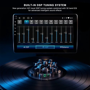 Radio de Coche Android de 9\" y 10\" con Doble <span class=keywords><strong>DIN</strong></span>, Navegación GPS Integrada, Reproductor de DVD para Coche con FM/AM, Cámara de Visión Trasera, Compatible con Carplay - Product Image 5