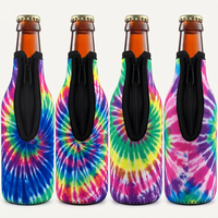 Manchons isothermes pliables en néoprène pour canettes de bière, personnalisables par sublimation, imperméables, pour cadeaux promotionnels
