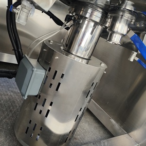 Réservoir d'homogénéisation sous vide, machines à fabriquer de la mayonnaise avec système de circulation, homogénéisateur mélangeur pour crème cosmétique pour le visage - Product Image 5