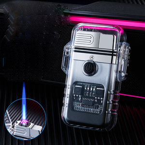 Pemantik Api Kustom Pemantik Api 2 In 1 Logo Kustom Pemantik Lurus Tahan Air USB Pemantik untuk Rokok - Product Image 3