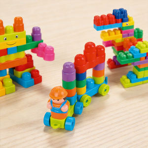 101PCS Large Size <b>Building</b> <b>Blocks</b> Set Colorful Stacking Construction Toy with Storage Bucket Educational Bricks for Kids - Product Image 5