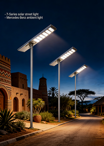 Farola Solar Económica con Control Óptico para Calles Residenciales - Product Image 5