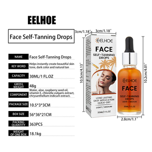 Gotas Autobronceadoras Herbales para el Rostro, Bronceado Natural Oscuro, Hidratante para la Piel, Solución Anti-Quemaduras Solares - Product Image 6