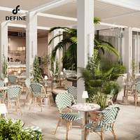 Ensembles de mobilier de restaurant moderne en marbre pour projets hôteliers et commerciaux, fourniture complète pour l'aménagement intérieur des hôtels