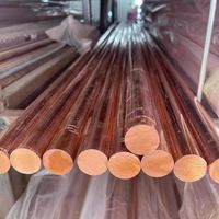 Cuag0.1 Tige en alliage de cuivre argenté 2-90mm Barre ronde Barre en cuivre massif 99.99 Fourniture du fabricant pour le soudage