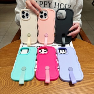เคสโทรศัพท์ลายการ์ตูนมาการอง TPU หนา 1.5 มม. พร้อมสายคล้อง/สายรัดข้อมือ แหวนแม่เหล็ก กันน้ำ รุ่น 16 Pro 15 14 ป้องกันการตกกระแทก 10 - Product Image 2