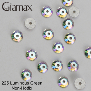 Piedras de Cristal Giamax, Color Topacio Púrpura Terciopelo, Cristal AB, para Coser, con Base Plana y Orificio Central, para Prendas, Bolsos y Accesorios - Product Image 4