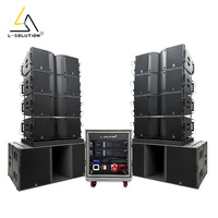 Système de sonorisation Line Array Lsolution Passive 1200W à deux voies, enceintes K212 double 18 pouces 2400W, caisson de basses KS28 pour concerts